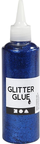 CC Glitterlijm 118 ml Donkerblauw