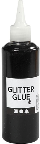 CC Glitterlijm 118 ml Zwart