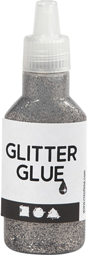 CC Glitterlijm Zilver 25 ml