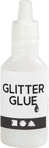 CC Glitterlijm 25 ml Holografisch Wit