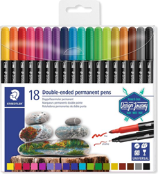 Staedtler Double permanent markers 18 colors