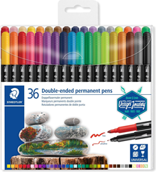Staedtler Doppel-Permanentmarker 36 Farben