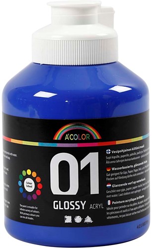 CC Kids Acrylverf Glossy Blauw 500 ml