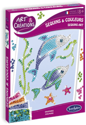 Art & Creations Pailletten-Delfine
