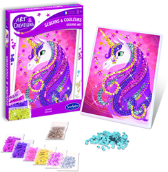 Kunst & Kreationen Paillette Einhorn