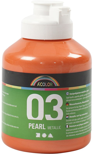 CC Kids Metallic Acrylverf Oranje 500 ml