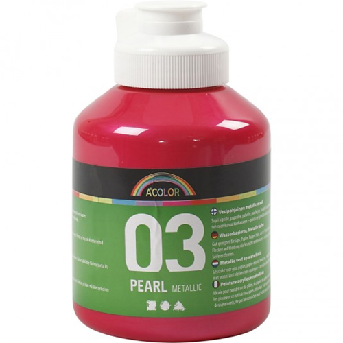 CC Kids Metallic Acrylverf Roze 500 ml