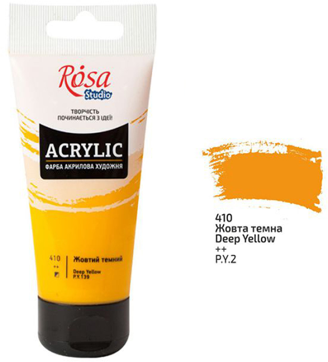 Rosa Studio Acrylverf 75 ml 410 Deep Yellow iHobby
