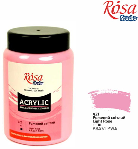 Rosa Studio Acrylverf 400 ml 421 Light Rose
