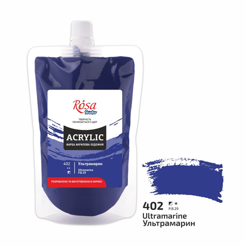 Rosa Studio Acrylverf Soft Pack 200 ml 402 Ultramarine