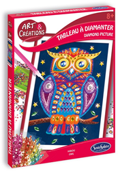 Art & Creations Diamant-Leinwand-Eule