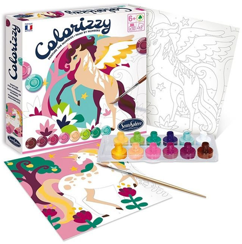 Colorizzy Schilder op Nummer Eenhoorn