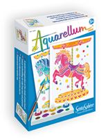 Aquarellum Mini Carousel Horses-2