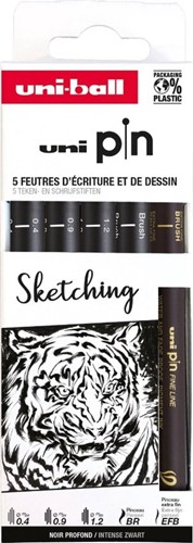 Uni Pin Fineliner Set 5 pieces Sketching