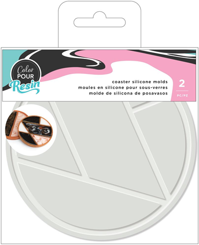 Color Pour Siliconen Mal Onderzetter 11,5 cm 2 stuks