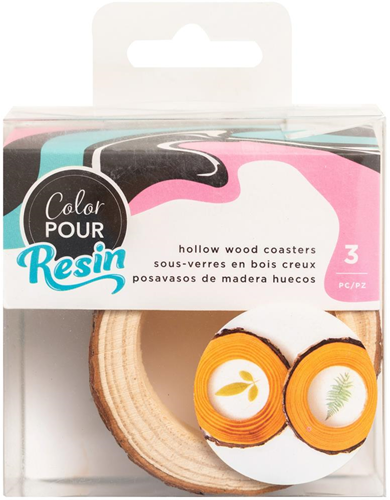 Color Pour Houten Gietmal Onderzetters 3 stuks