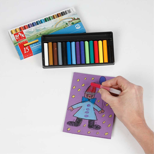 Caran d'Ache Junior Waskrijt Set 15 stuks-3