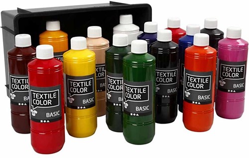 CC Textile Color Textielverf 15 x  500 ml
