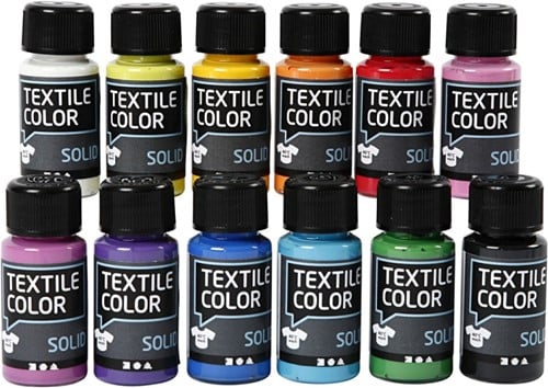 CC Textile Color Solid Set 12x50 ml 12 stuks