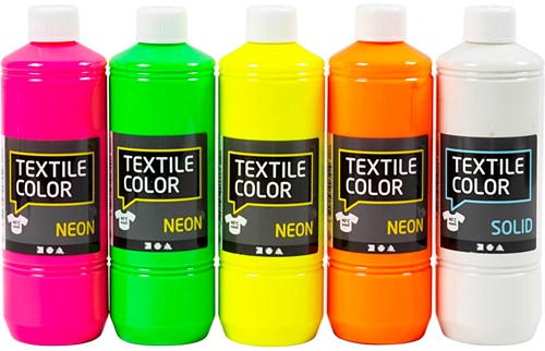 CC Textile Color Textielverf 5 x 500 ml fles