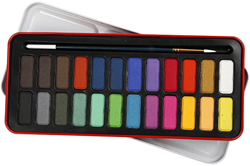 Prachtige zeepverf, set van 5 kleuren Prachtige zeepverf, set van 5 kleuren