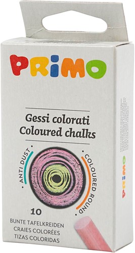 Primo Schoolbordkrijt Gekleurd 10 stuk-2