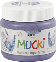Mucki Vingerverf Metallic Paars 150 ml
