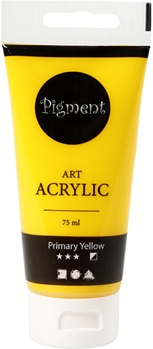 Pigment Art Acrylverf Primair Geel 75 ml