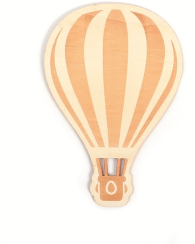 GC Houten Luchtballon 20,5x30x0,4 cm