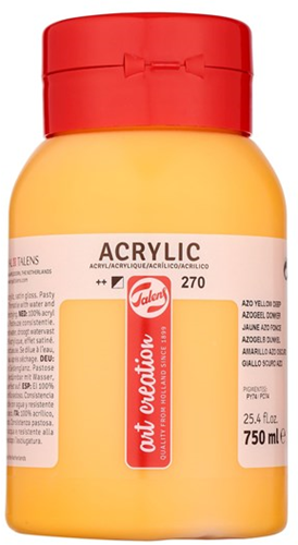 TAC Acrylverf 270 Azogeel 750 ml