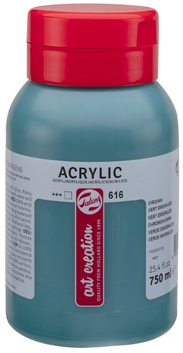 TAC Acrylverf 616 Smaragdgroen 750 ml