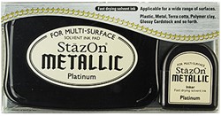 StazOn Stempelkissen-Set Opaque Metallic Platinum
