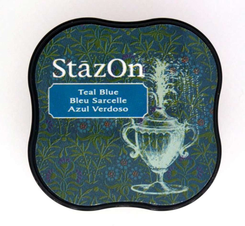 StazOn Stempelinkt Midi Teal Blue