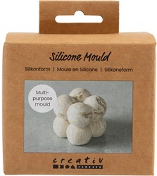 CC Siliconen Mal Vierkant met Bubbels 4 cm
