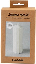 CC Siliconen Mal Geribbelde Cilinder 12x4 cm