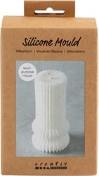 CC Siliconen Mal Geribbelde Cilinder met Bogen 12,5x6 cm