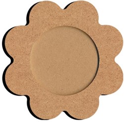 Gomille MDF-Fotorahmen Blume 16x13 cm