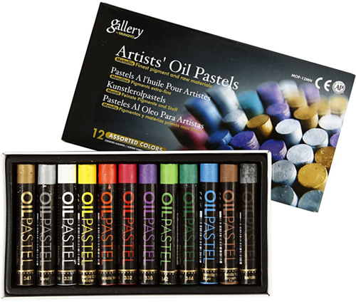 Gallery Oliepastel Metallic Set 12 stuks