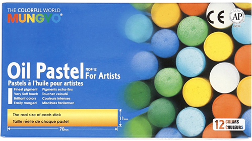 Mungyo Oliepastels Set 12 stuks-3