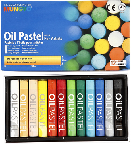 Mungyo Oliepastels Set 12 stuks-2