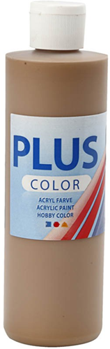 Plus Color Acrylverf Lichtbruin 250 ml