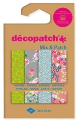 Decopatch Mix & Patch Decoupagepapier Koninklijke Botanische Tuin 30 x 40 cm 4 stuks