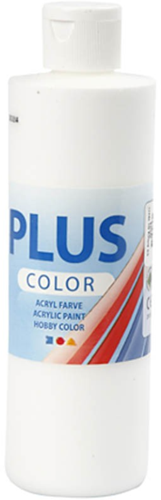 Plus Color Acrylverf Wit 250 ml