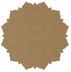 Gomille MDF-Sonnenblumenform 20 cm
