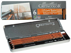 Cretacolor Tekenset Basis Primo 6-delig