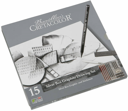 Cretacolor Silver Box 15-delig-2