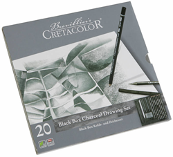 Cretacolor Houtskool Tekenset 20-delig