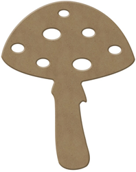 Gomille MDF Figure Mushroom 15 cm