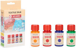 TAC Silk Textile Paint Set Basic 50 ml 4 pieces