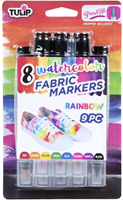 Tulip Aquarell-Textilmarker-Set, 8-teilig